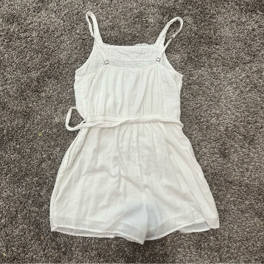 Abercrombie kids, white romper size 15-16
